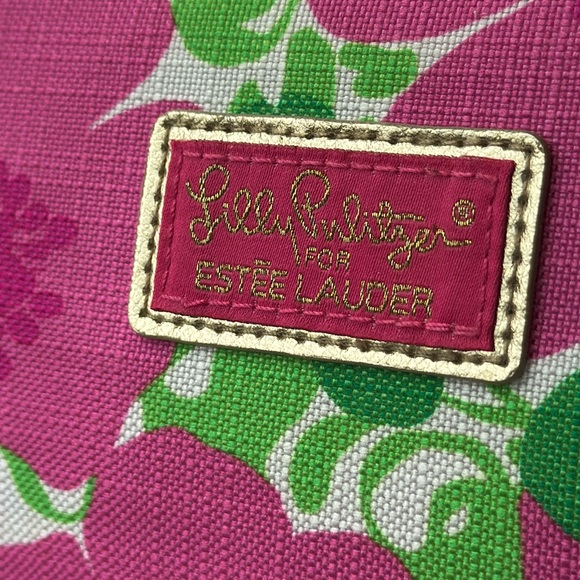 New Lilly Pulitzer for Estee Lauder Cosmetic Bag with Mirror - NWOT - Picture 6 of 13